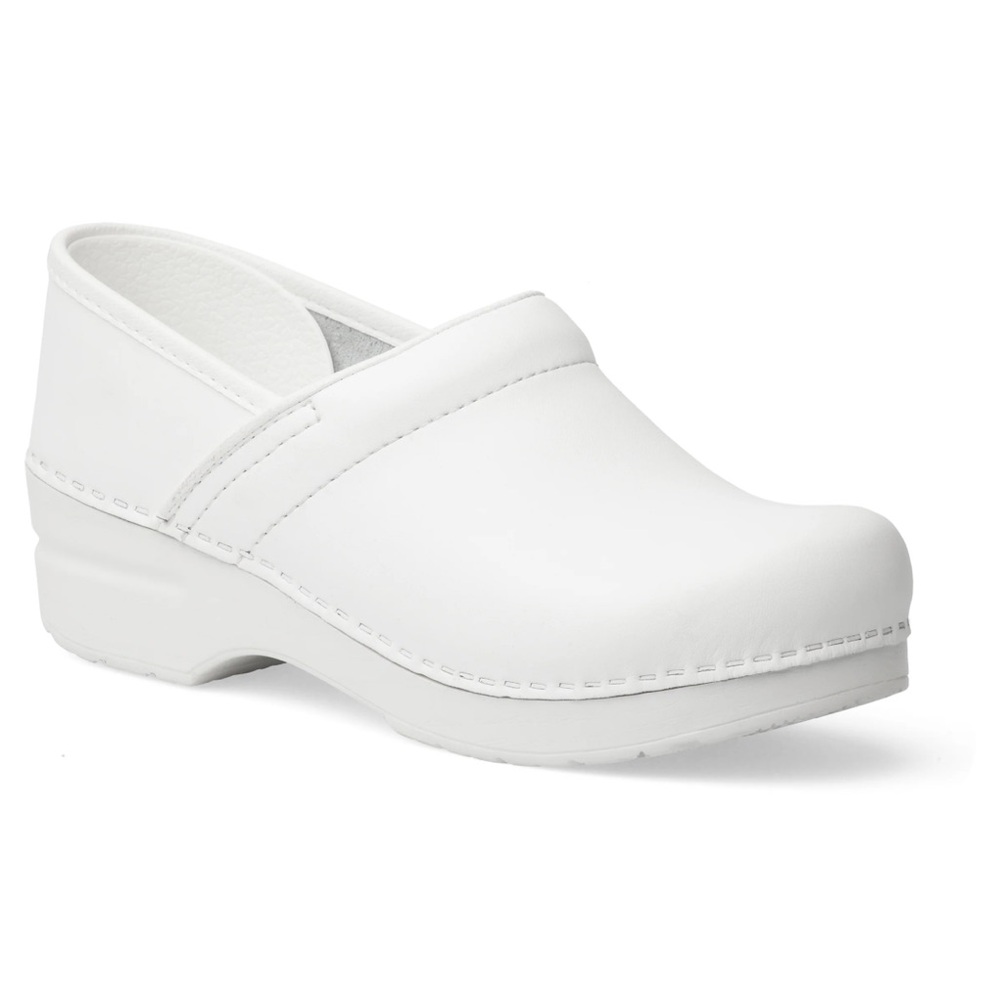 Dansko White Women's Mules